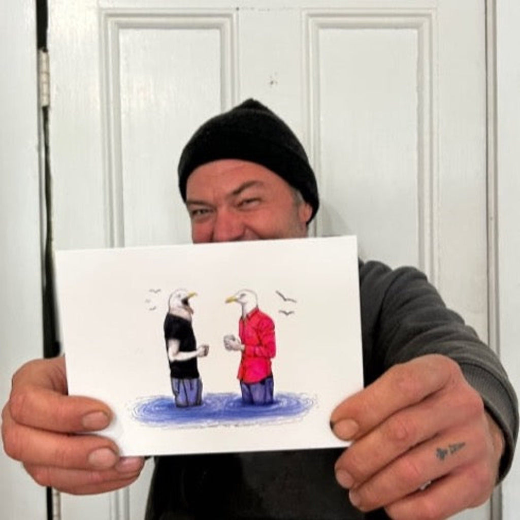 Cards made by local artist Samantha Hutchinson