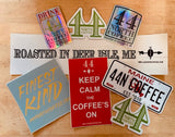 44 North Coffee Stickers