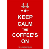 Keep Calm the Coffee's On Sticker - 44 North Coffee