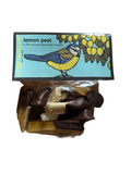 Lemon peel chocolate covered candy