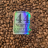 Holographic sticker - 44 North Coffee