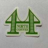 Green Deer Isle Bridge Sticker - 44 North Coffee
